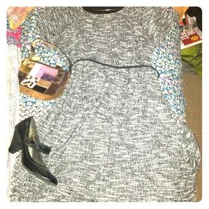 Renee C. Tweed fit and flare dress